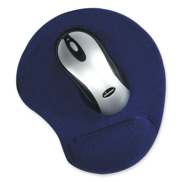 Exponent Microport Mouse Pad With Gel Wrist - 74.80" (1900 mm) Height x 90.55" (2300 mm) Width x 9.84" (250 mm) Depth - Blue - 1