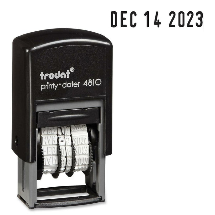Trodat Printy Pocket Dater Stamp - English - Date Stamp - Recycled - 1 Each