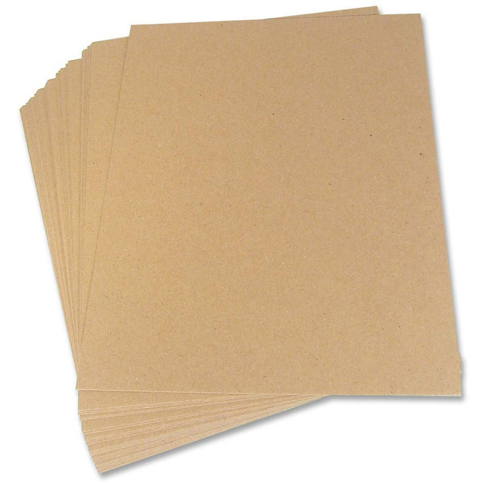 Crownhill Envelope Stiffener Boards - Board - 8 1/2" (215.90 mm) Width x 11" (279.40 mm) Length - Brown - Board Stock - 25 / Pack