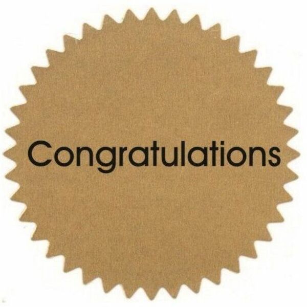 St. James&reg; Imprintable Seals, Metallic Gold, 25/sheet, Pack of 8 (200 Seals), 83430