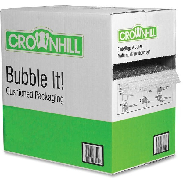 Crownhill Cushion Wrap - 12" (304.80 mm) Width x 100 ft (30480 mm) Length x 312.5 mil (7.9 mm) Thickness - Lightweight - Polyethylene - 1 Each