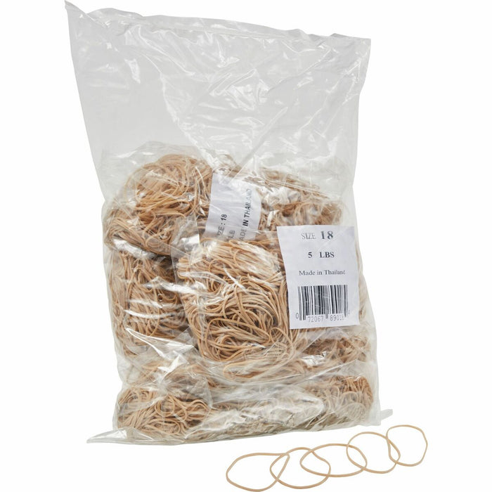 Dixon Star Radial Rubber Band - Size #18 - 1/16"x 3" , 5lb (2.27kg) - 5 Bags/Pack