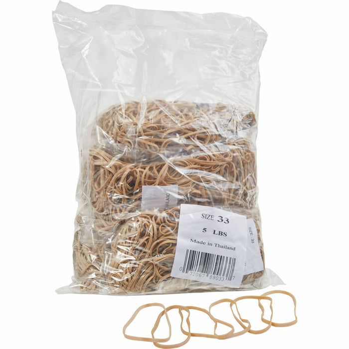 Dixon Star Radial Rubber Band - Size #33- 1/8"x 3-1/2" , 5lb (2.27kg) - 5 Bags/Pack