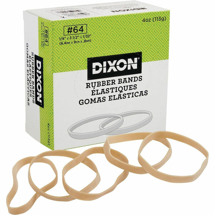 Dixon Star Radial Rubber Band - Size #64 - 1/4"x 3-1/2" , 1/4lb (114g) - 1/Box