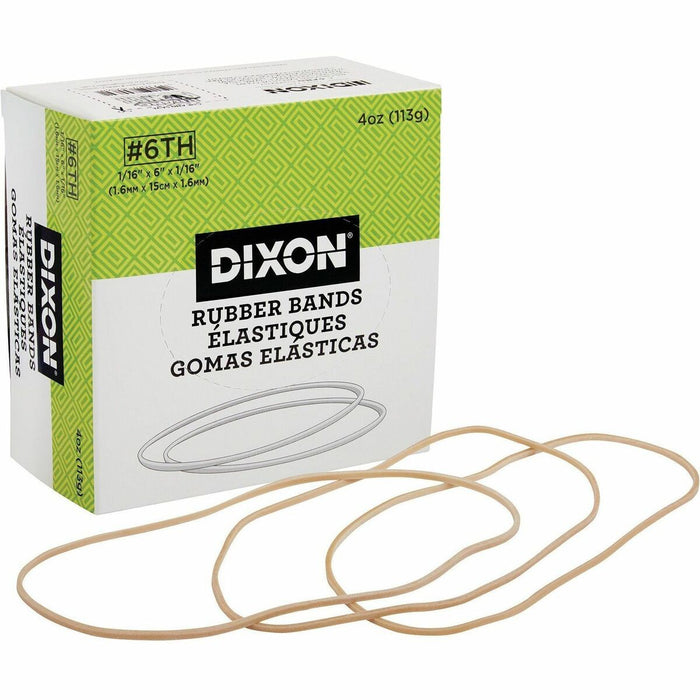 Dixon Star Radial Rubber Band - Size #6TH - 1/16"x 6" , 1/4lb (114g) - 1/Box