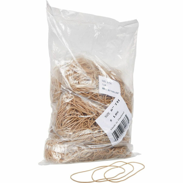 Dixon Star Radial Rubber Band - Size #6TH - 1/16" x 6" , 5lb (2.27kg) - 5 Bags/Pack