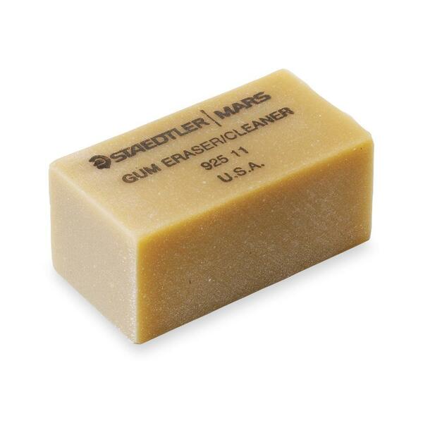 Staedtler Art Gum Eraser - 2" (50.80 mm) Width x 1" (25.40 mm) Height x 0.75" (19.05 mm) Depth - 1 Each - Smudge-free