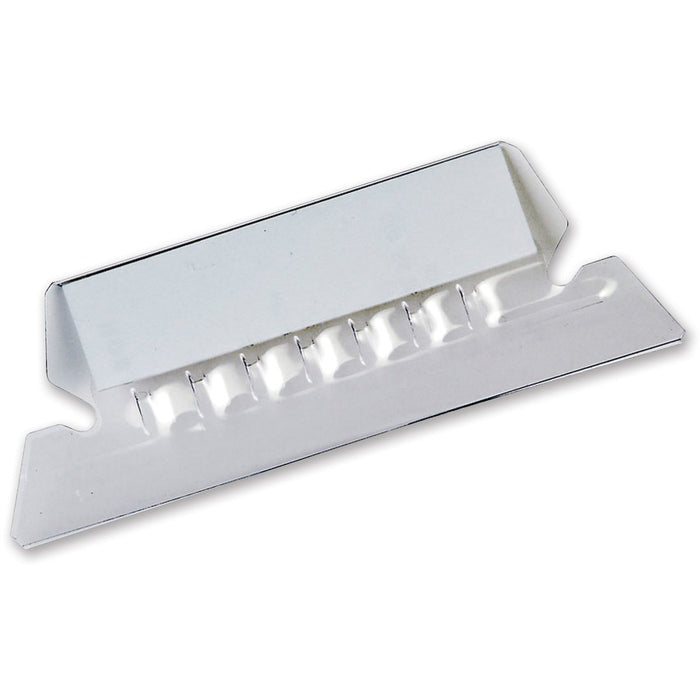 Pendaflex Oxford Color-coded Flexible Tab - 2" (50.80 mm) Tab Height - Clear Plastic Tab(s) - No - 25 / Pack