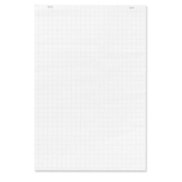 Quartet Graph Bond Flip Chart Easel Pad - 50 Sheets - 24" x 36" - Punched - Recycled - 1 Each