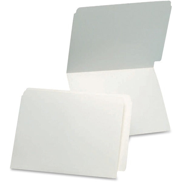 Pendaflex Letter Recycled End Tab File Folder - 8 1/2" (215.90 mm) x 11" (279.40 mm) - 10.5 pt. (3.70 mm) - Ivory - 10% Recycled - 100 / Box