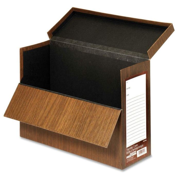 Globe-Weis Transfer Case - External Dimensions: 4.8" (120.65 mm) Width x 15.1" (384.17 mm) Depth x 10.1" (257.18 mm) Height - Media Size Supported: Legal - Walnut - For File - No - 1 Each