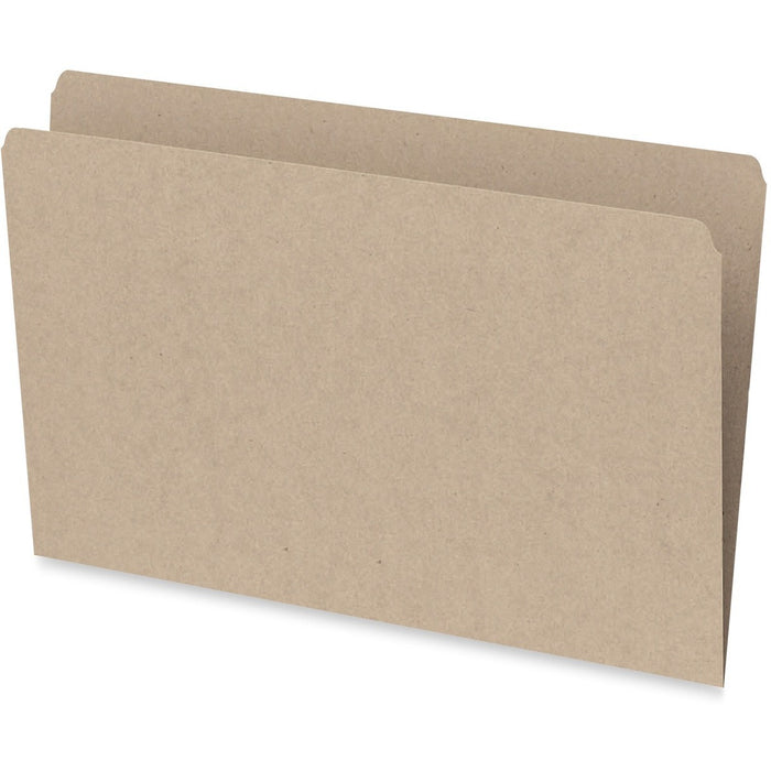 Pendaflex Legal Recycled Top Tab File Folder - 10.5 pt. (3.70 mm) - Sand - Burst Resistance - 60% Recycled - 100 / Box