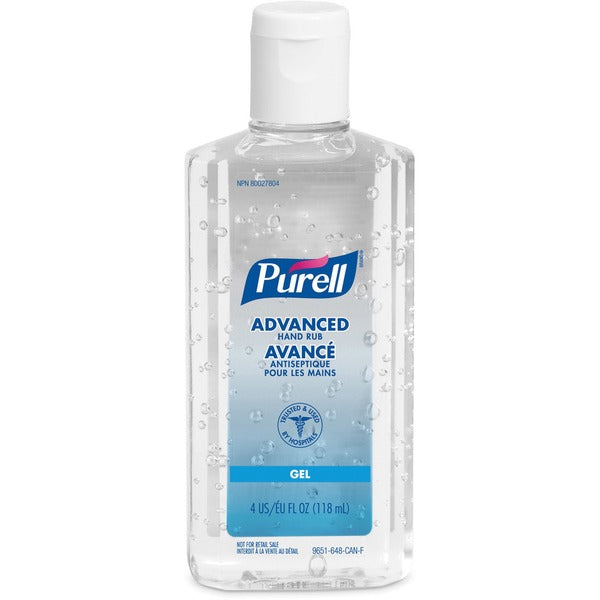 PURELL&reg; Hand Sanitizer Gel - 118.29 mL - Hand - Moisturizing - Clear - Dye-free, Non-toxic - 1 Each