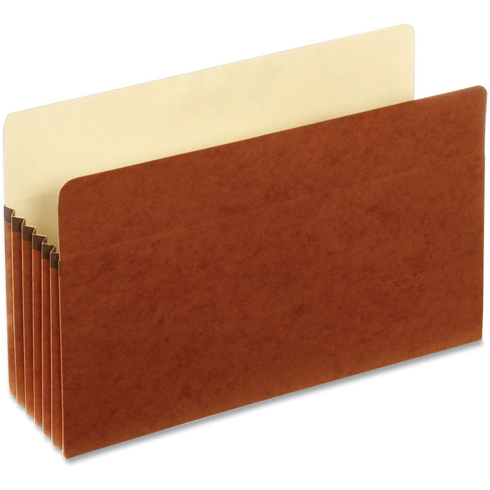 Pendaflex Legal Yes File Pocket - 8 1/2" (215.90 mm) x 14" (355.60 mm) - Top Tab Location - Redrope - Tyvek Gusset, Reinforced Gusset - 10% Recycled - 1 Each