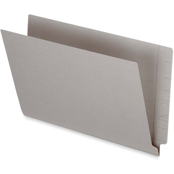 Pendaflex Legal Recycled End Tab File Folder - 3/4" (19.05 mm) Expansion - 13.5 pt. (4.75 mm) - Gray - Heavyweight - 10% Recycled - 50 / Box