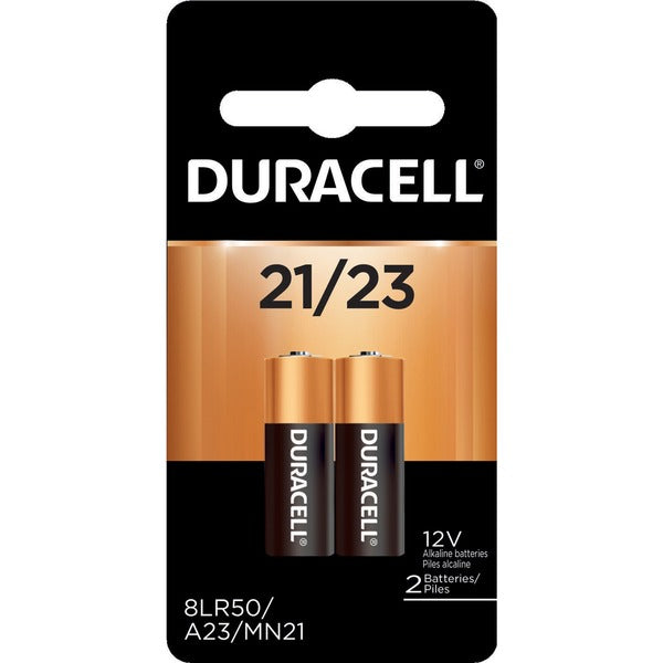 Duracell MN21B2PK Alkaline Security Devices Battery - For Security Device - 12 V DCsapceShelf Life - 2 / Pack