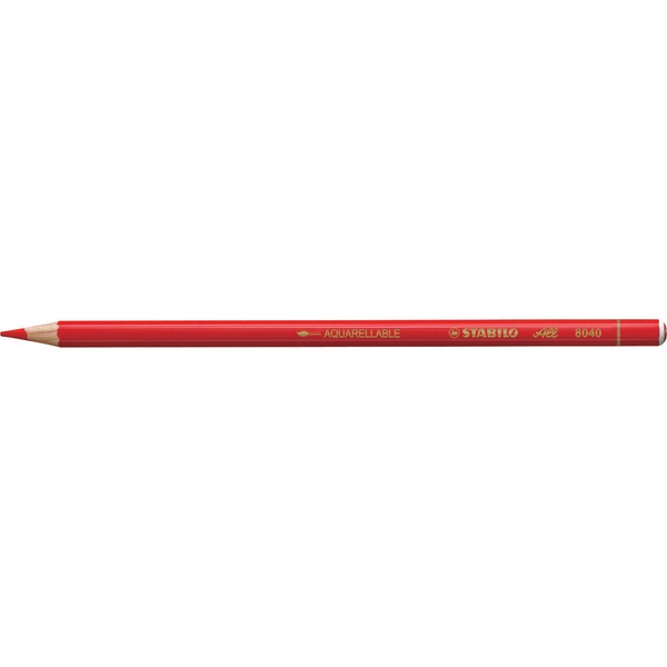 Schwan-STABILO All-Surface Water-soluble Pencil - Red Lead - 12 / Box
