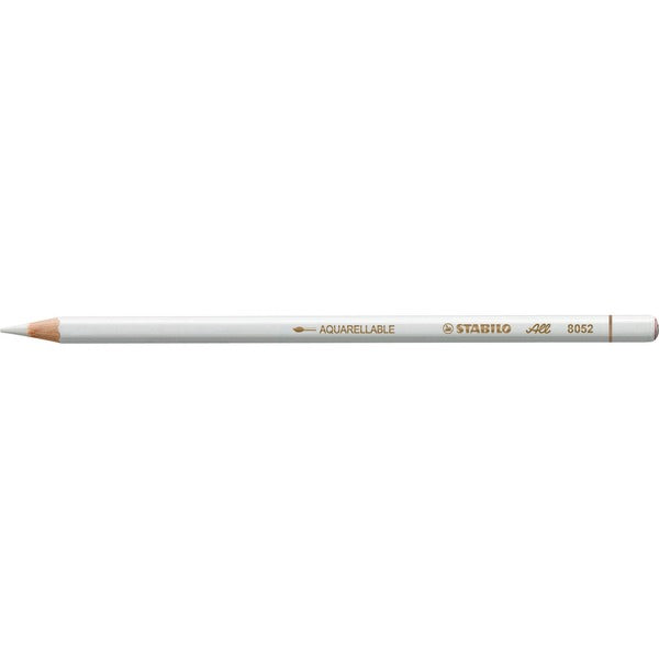 Schwan-STABILO All-Surface Water-soluble Pencil - White Lead - 1 Each