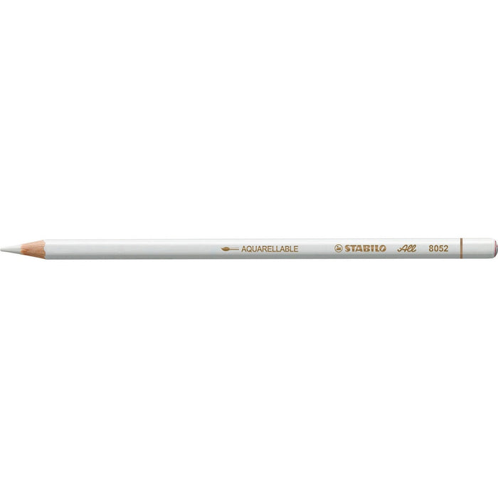 Schwan-STABILO All-Surface Water-soluble Pencil - White Lead - 1 Each