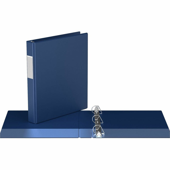 Davis Premium Economy, Angle D Ring, Binder, (Royal Blue, 1") - 1" (25.40 mm) Binder Capacity - 8 1/2" (215.90 mm) x 11" (279.40 mm) Sheet Size - 225 Sheet Capacity - 3 x 1" (25.40 mm) Ring - Fastener: D-Ring - Pocket: 2, Inside Front & Back - Polypropyle