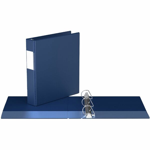 Davis Premium Economy, Angle D Ring, Binder, (Royal Blue, 1.5") - 1 1/2" (38.10 mm) Binder Capacity - Letter - 8 1/2" (215.90 mm) x 11" (279.40 mm) Sheet Size - 350 Sheet Capacity - 3 x 1.50" (38.10 mm) Ring - Fastener: D-Ring - Polypropylene - Royal Blue