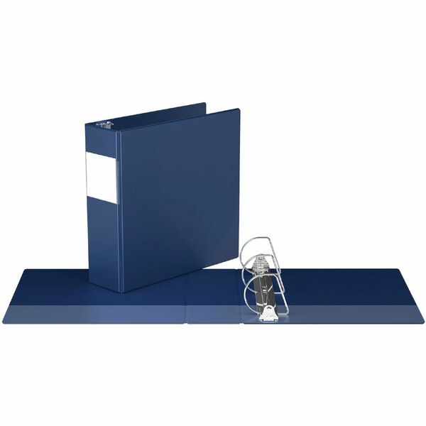 Davis Group Premium Economy, Angle D Ring, Binder, (Royal Blue, 3") - 3" (76.20 mm) Binder Capacity - 8 1/2" (215.90 mm) x 11" (279.40 mm) Sheet Size - 625 Sheet Capacity - 3 x 3" (76.20 mm) Ring(s) - Fastener(s): D-Ring - Pocket(s): 2, Inside Front & Bac