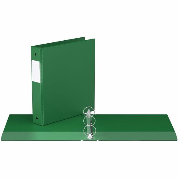 Davis Premium Economy, Round Ring, Binder, (Green, 1.5") - 1 1/2" (38.10 mm) Binder Capacity - 8 1/2" (215.90 mm) x 11" (279.40 mm) Sheet Size - 275 Sheet Capacity - 3 x 1.50" (38.10 mm) Ring - Fastener: Round Ring - Pocket: 2, Inside Front & Back - Polyp