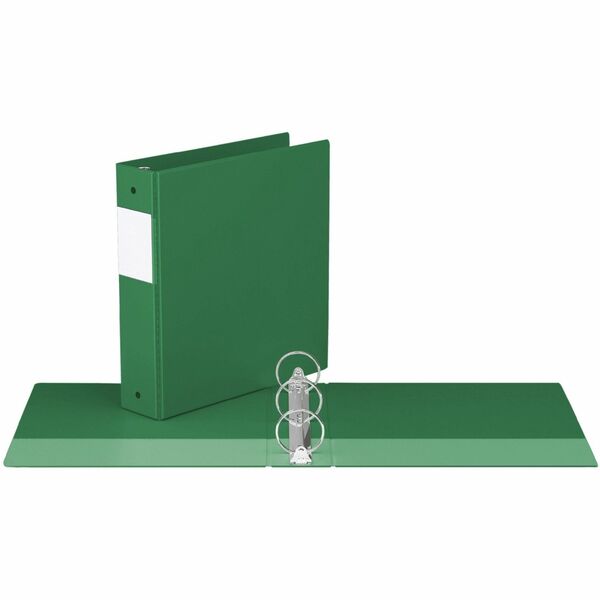 Davis Group Premium Economy, Round Ring, Binder, (Green, 2") - 2" (50.80 mm) Binder Capacity - 8 1/2" (215.90 mm) x 11" (279.40 mm) Sheet Size - 400 Sheet Capacity - 3 x 2" (50.80 mm) Ring(s) - Fastener(s): Round Ring - Pocket(s): 2, Inside Front & Back -