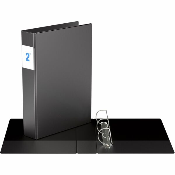 Davis Group Legal Binder (14x8.5) 2.0" AD(3)-Black - 2" (50.80 mm) Binder Capacity - Legal - 8 1/2" (215.90 mm) x 14" (355.60 mm) Sheet Size - 475 Sheet Capacity - 3 x 2" (50.80 mm) Ring - Fastener: D-Ring - Polypropylene - Black - Recycled - Spine Label