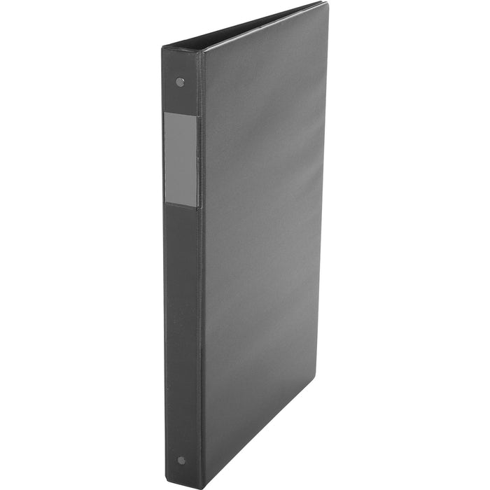 Davis Group Legal Binder (14x8.5) 1.0" AD(3)-Black - 1" (25.40 mm) Binder Capacity - Legal - 8 1/2" (215.90 mm) x 14" (355.60 mm) Sheet Size - 225 Sheet Capacity - 3 x 1" (25.40 mm) Ring - Fastener: D-Ring - Polypropylene - Black - Yes - Label Holder - 1