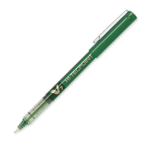 Pilot Hi-techpoint Roller Ball Pen - Green Ink - 1 Each