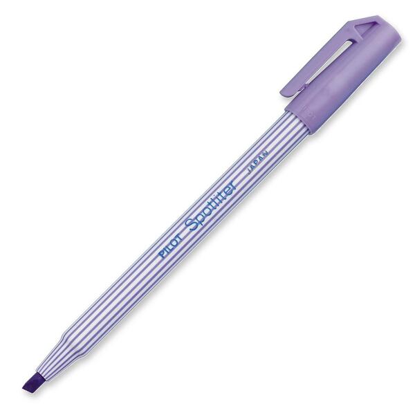 Spotliter Highlighter - Chisel Marker Point - Fluorescent Purple Ink - Purple Barrel - 1 Each