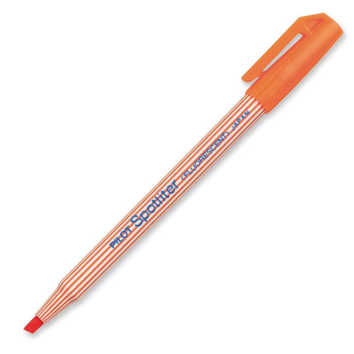 Spotliter Highlighter - Fluorescent Orange Ink - Fluorescent Orange Barrel - 1 Each