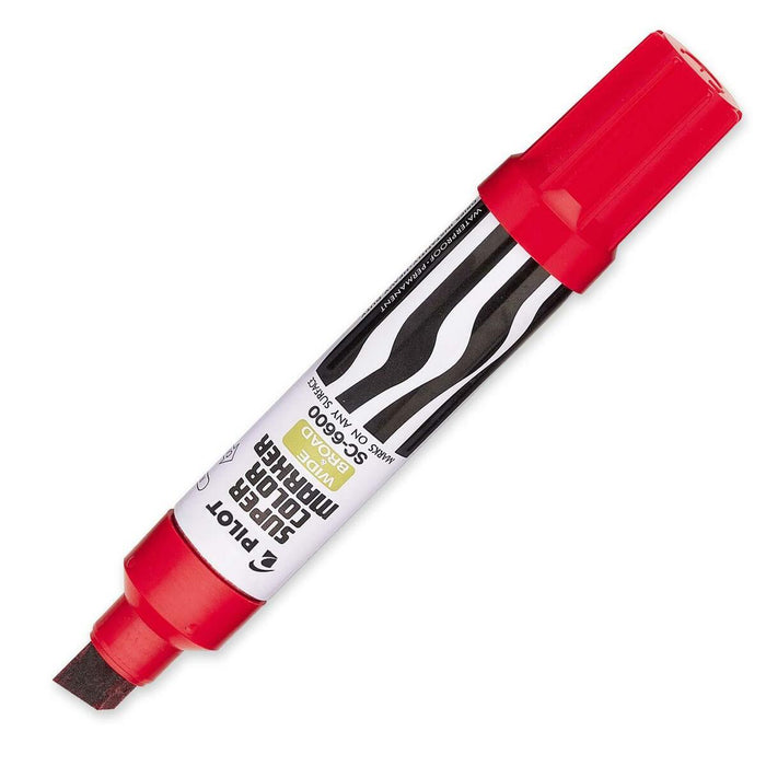 Pilot Jumbo Refillable Permanent Marker - Refillable - Red Ink - 1 Each