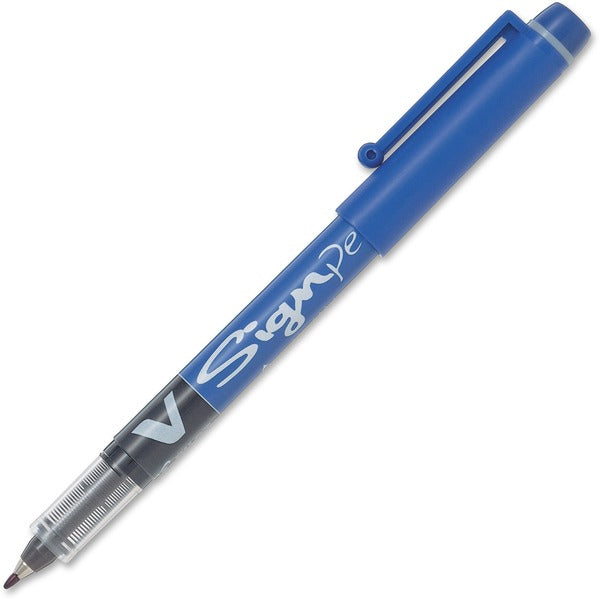 Pilot Porous Point Pen - 0.2 mm (0.01") Medium Pen Point - Blue Ink - 1 Each