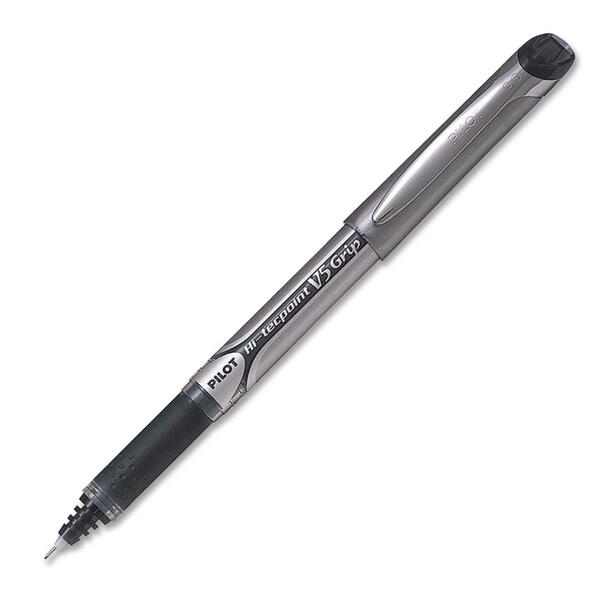 Pilot Hi-Tecpoint Needle Point Rollerball Pen - 0.5 mm (0.02") Needle Pen Point - Black Ink - 1 Each