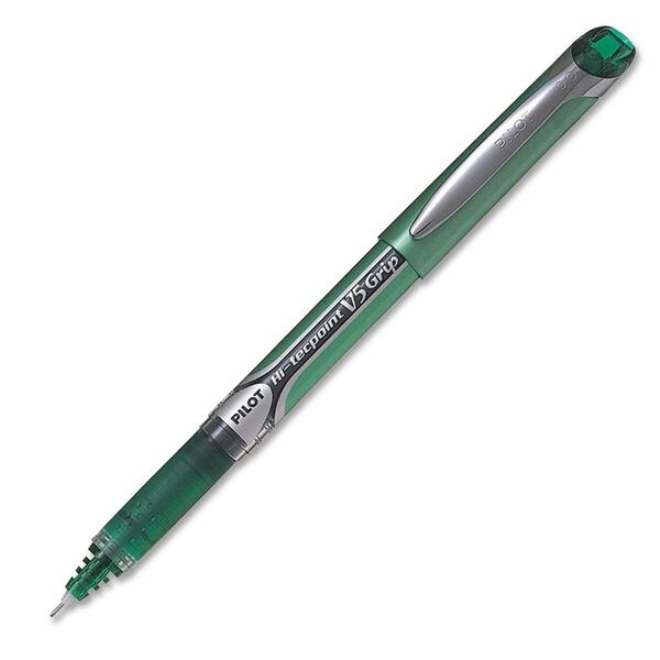 Pilot Hi-Tecpoint Needle Point Rollerball Pen - 0.5 mm (0.02") Needle Pen Point - Green Ink - 1 Each
