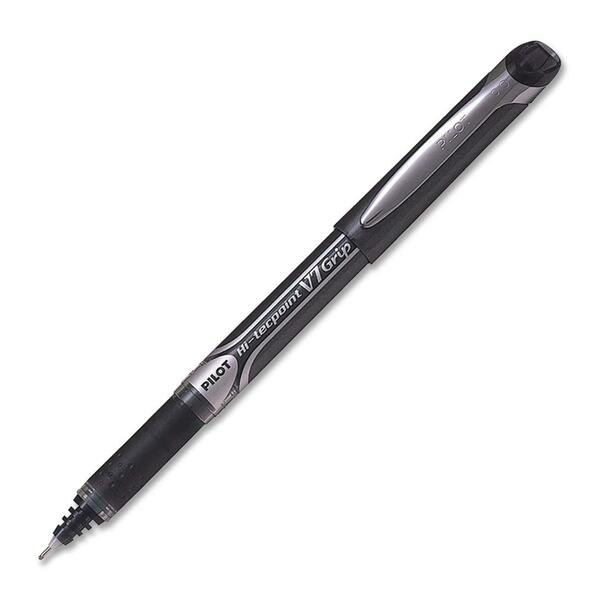 Pilot Hi-Tecpoint Needle Point Rollerball Pen - 0.7 mm (0.03") Needle Pen Point - Black Ink - 1 Each