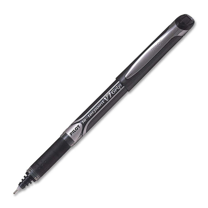 Pilot Hi-Tecpoint Needle Point Rollerball Pen - Black Ink - 1 Each