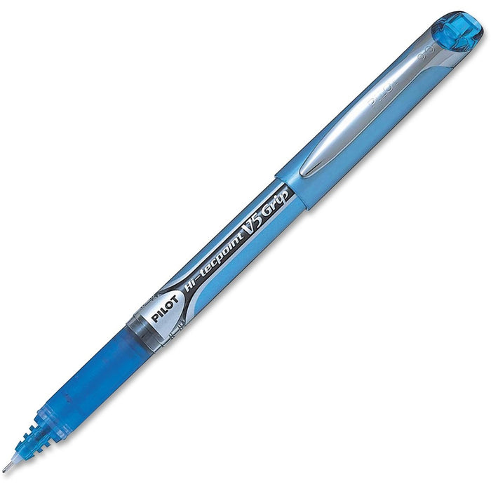 Pilot Hi-Tecpoint Needle Point Rollerball Pen - Turquoise Ink - 1 Each