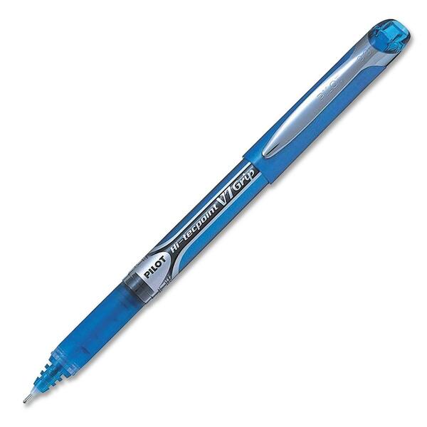 Pilot Hi-Tecpoint Rollerball Pen - 0.7 mm (0.03") Needle Pen Point - Turquoise Ink - 1 Each