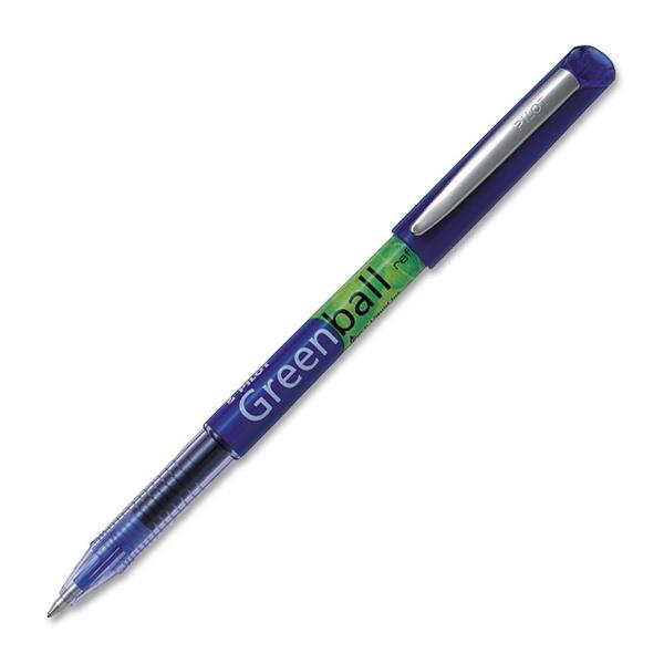 BeGreen Greenball Rollerball Pen - 0.7 mm (0.03") Pen Point - Refillable - Blue Ink - 1 Each