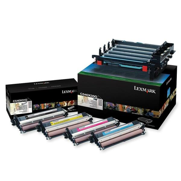 Lexmark C540X74G Black/Color Imaging Kit - Laser Print Technology - 30000 - 1 Each - Black, Cyan, Magenta, Yellow