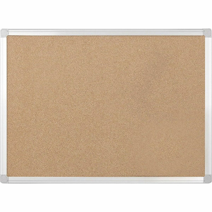 MasterVision Earth Series Recycled Cork Boards - 36" (914.40 mm) Board Height x 48" (1219.20 mm) Board Width - Natural Cork Surface - Environmentally Friendly, Recyclable, Durable, Resilient, Sturdy - Wood Frame - 1 Each