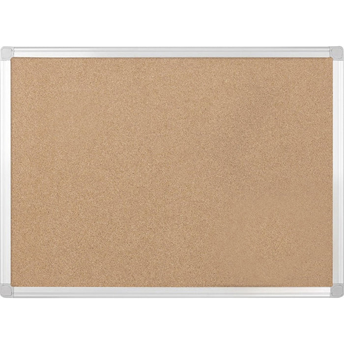 MasterVision Earth Series Recycled Cork Boards - 48" (1219.20 mm) Board Height x 72" (1828.80 mm) Board Width - Cork Surface - Aluminum Frame - 1 Each