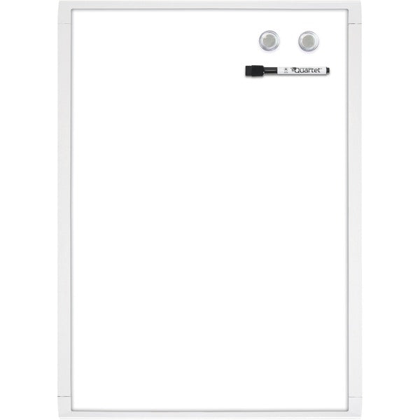 Quartet Mini Magnetic Dry Erase Board - 17" (43.18 cm) Width x 11" (27.94 cm) Height - White Surface - Magnetic - 1 Each