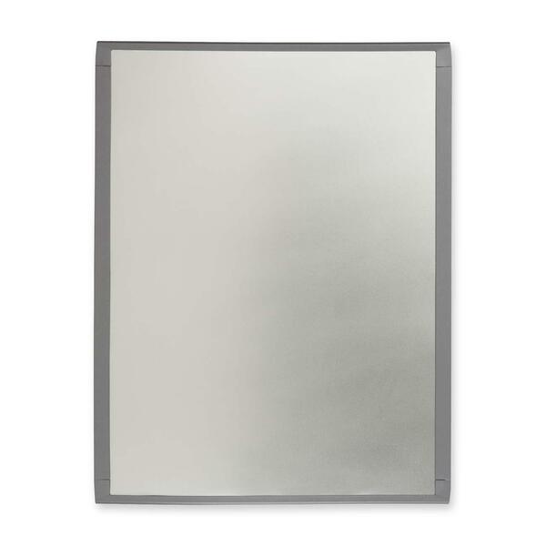 Quartet&reg; Plastic Frame Dry Erase Boards - 14" (1.2 ft) Width x 11" (0.9 ft) Height - Silver Surface - Plastic Frame - Magnetic - 1 Each