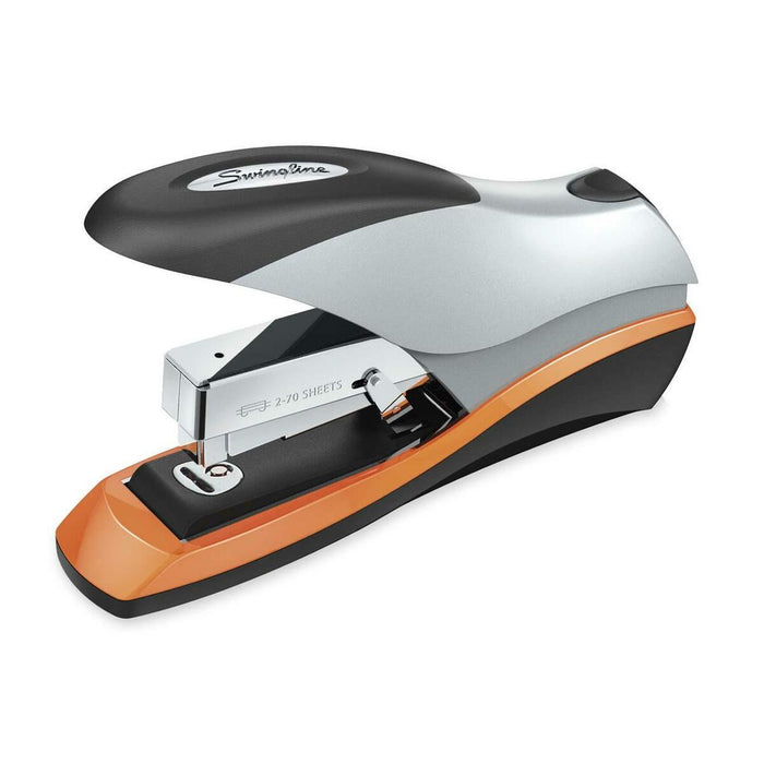 Swingline Optima Reduced Effort Desktop Stapler - Staples Upto 70 Sheet - Holds Upto 210 Staple - Full Strip - 2.50" (63.50 mm) Throat Depth - Metal - 1 Each