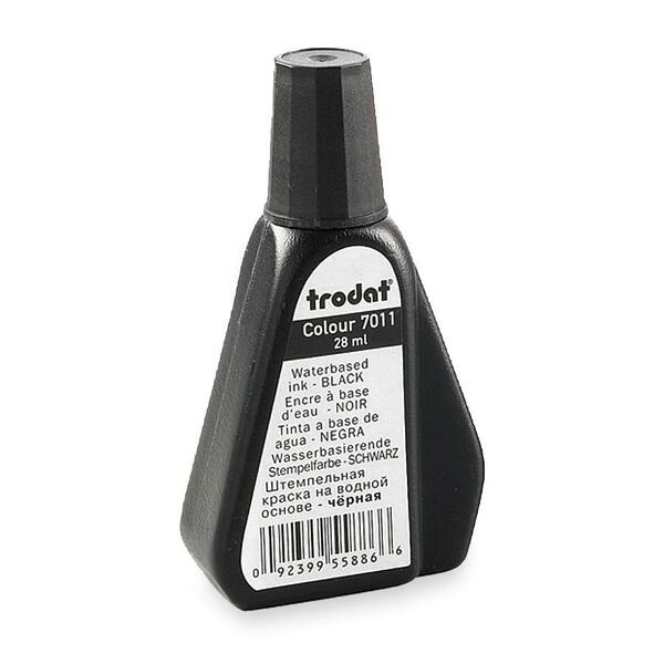 Trodat Black Ink For Stamp Pad - Black Ink - 28 mL - 1 Each
