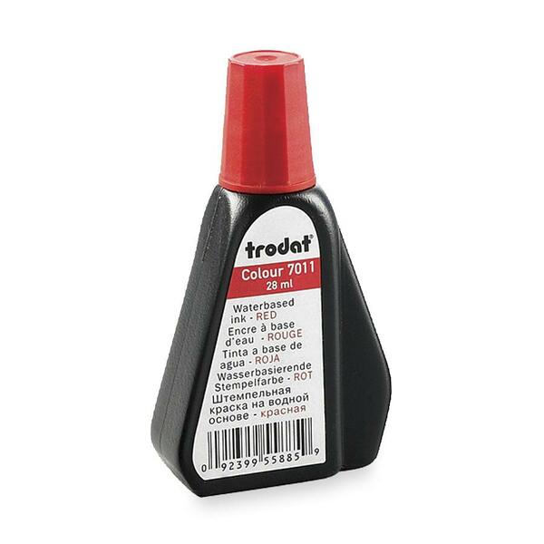 Trodat Red Ink For Stamp Pad - Red Ink - 28 mL - 1 Each